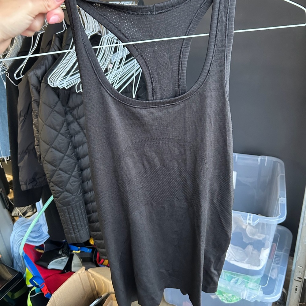 Lululemon Black Racerback Tank Top